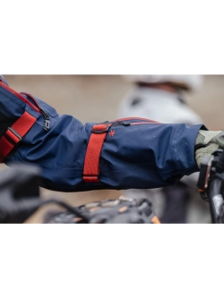 Kurtka motocyklowa tekstylna Klim Badlands Pro niebiesko-czerwona