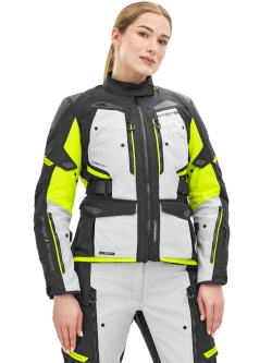 Kurtka motocyklowa damska tekstylna Shima Dune fluo-czarna