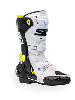 Buty motocyklowe Sidi Rex biało-czarno-żółte