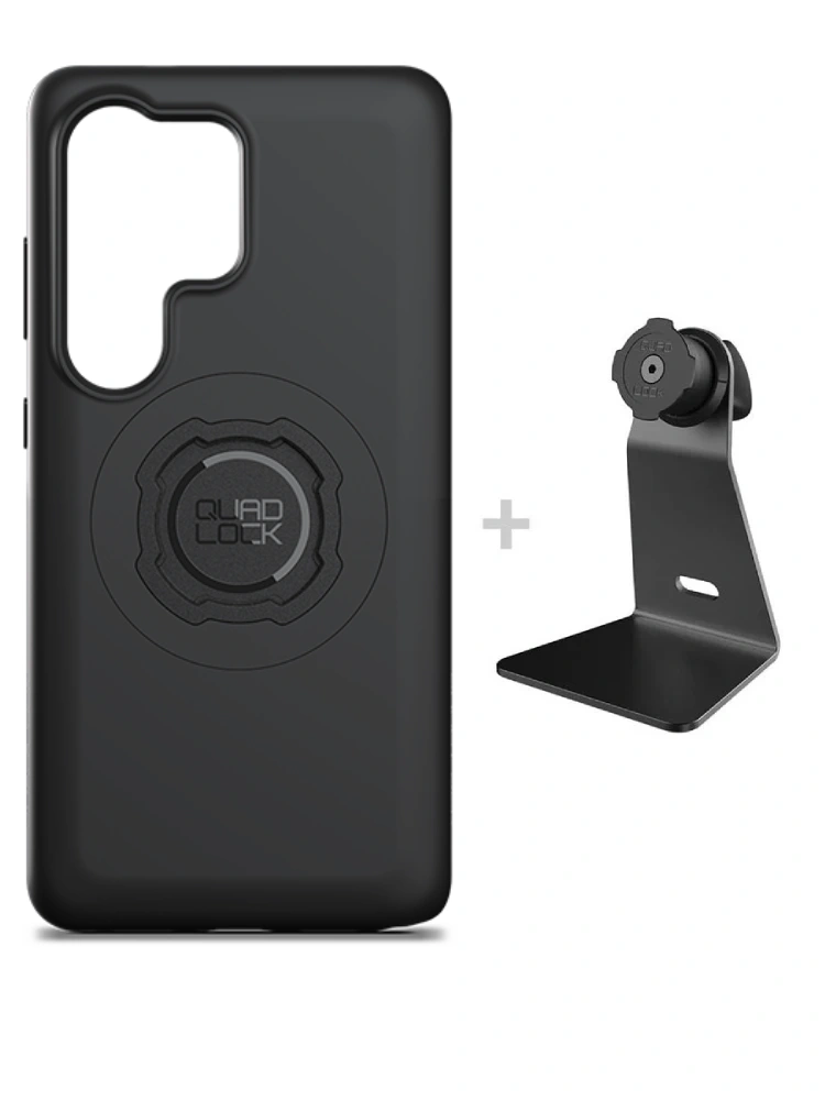 Zestaw na biurko: etui MAG na telefon Samsung Galaxy S26 Ultra (magnetyczne) oraz uchwyt Quad Lock