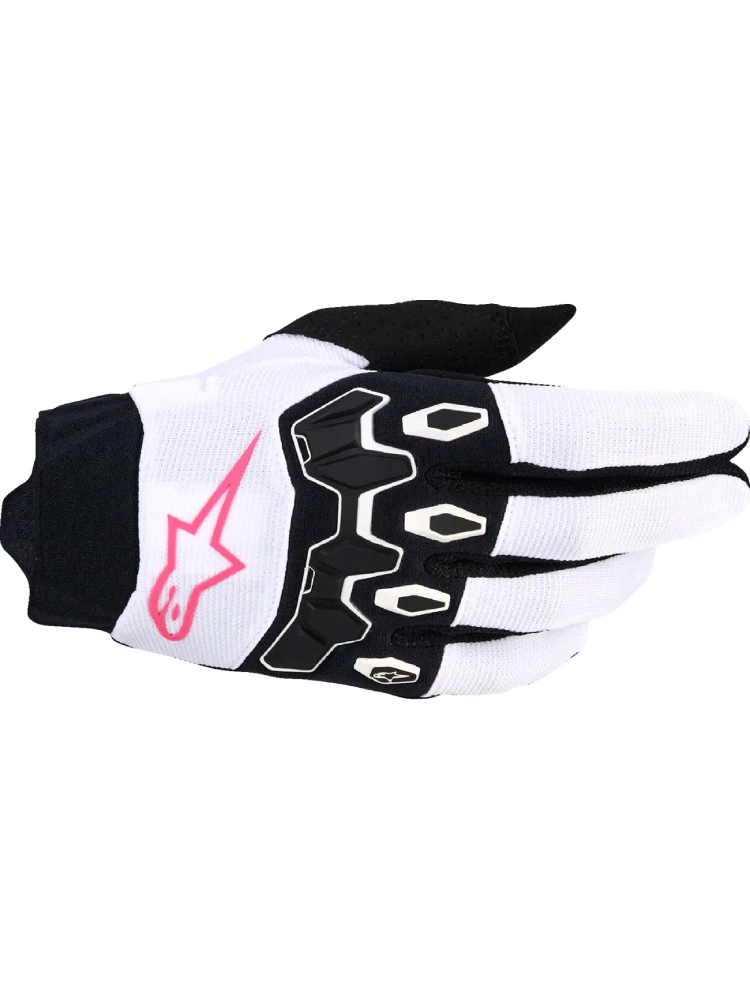 Rękawice cross damskie Alpinestars MX Stella Full Bore V2 czarno-białe