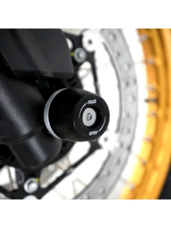 Slidery przedniego zawieszenia R&G Racing Aprilia Tuareg 660/ Rally (25-) z rolkami APEX Cotton Reels czarne