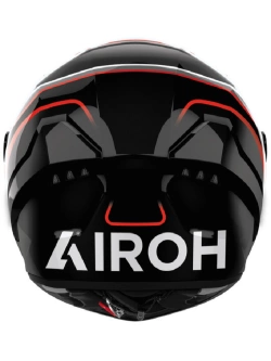 Kask integralny Airoh Connor Masker czarno-biało-czerwony połysk