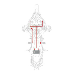 Zestaw wiązki przewodów oświetlenia dodatkowego Lampa [12V]