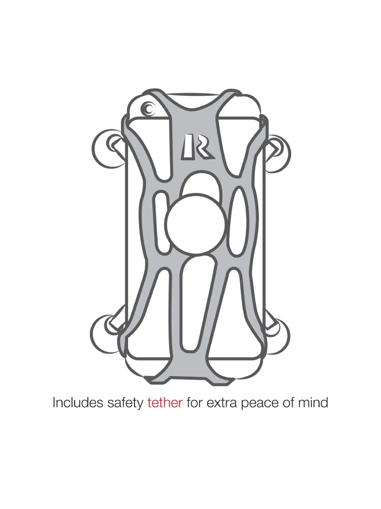 Uchwyt na telefon RAM X-Grip z klamrą zaciskową Tough-Claw