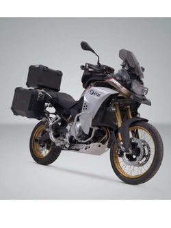 Zestaw: kufry boczne 45/37 + kufer centralny TRAX ADV + stelaże SW-MOTECH do motocykla BMW F 850 GS Adventure (20-)