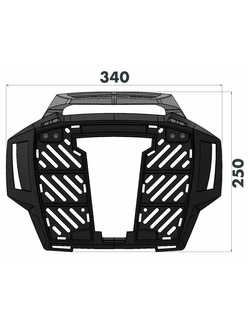 Stelaż centralny AluRack Hepco&Becker Yamaha MT-09 SP [18-]