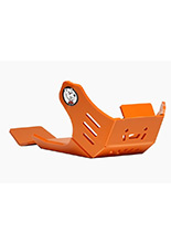Płyta pod silnik AXP Racing Xtrem KTM 250SXF/250XCF/350SXF/350XCF(23-) z osłoną podnośnika pomarańczowa