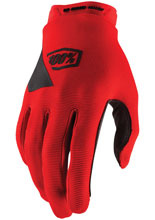 Rękawice cross 100% Ridecamp czerwono-czarne