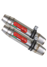 Podwójny tłumik G.P.R Deeptone Inox [Slip-On, Stainless Steel] - Suzuki GSX-R 1000 K7 [07-08]
