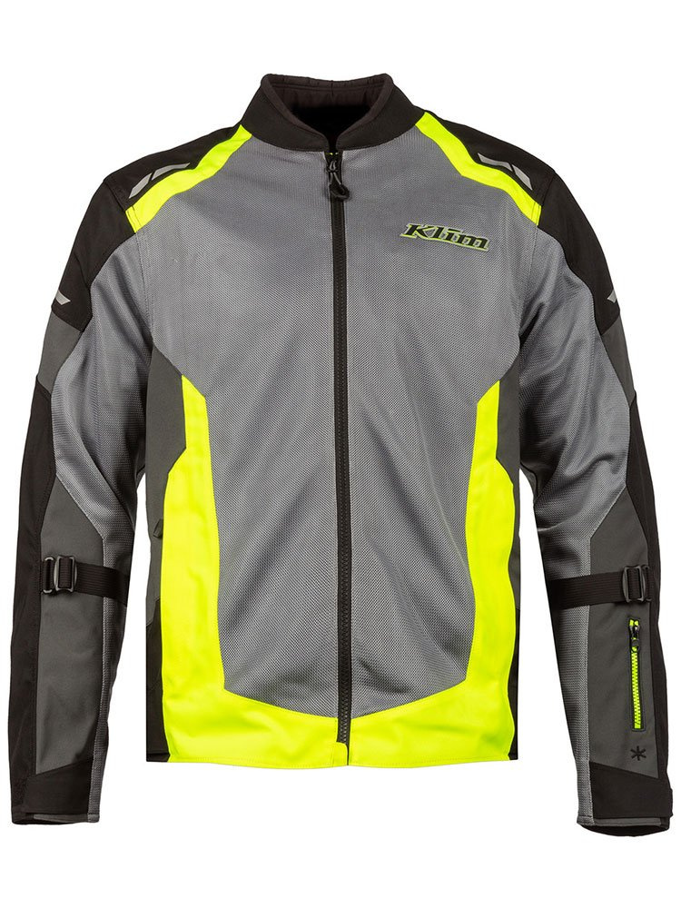 Kurtka motocyklowa tekstylna Klim Induction szaro-fluo żółta