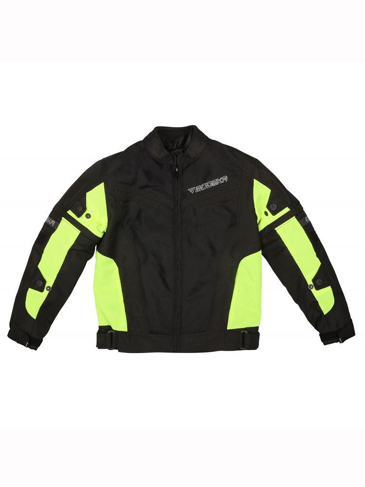 Kurtka motocyklowa dziecięca Modeka X-Vent czarno-neonowa