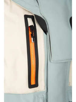 Kurtka motocyklowa tekstylna Klim Adventure Rally szaro-brązowa