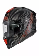 Kask integralny Premier Hyper Carbon PS 2 czarno-czerwony