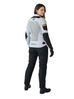 Kurtka motocyklowa damska tekstylna REV’IT! Tornado 3 szaro-czarna