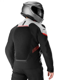 Kurtka motocyklowa tekstylna Shima STX Air G2 szaro-czarno-czerwona