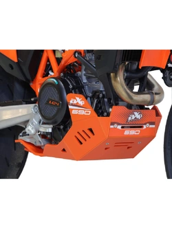 Płyta pod silnik AXP Racing KTM 690 Enduro R/ SMC R (26) pomarańczowa