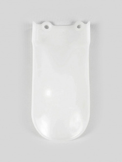 Osłona amortyzatora tylnego UFO do Kawasaki KX 85 (98-) biała