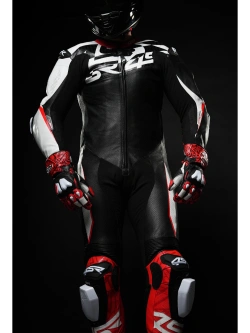 Kombinezon motocyklowy jednoczęściowy 4SR Racing Ultra Light Pista AR czarno-biało-czerwony