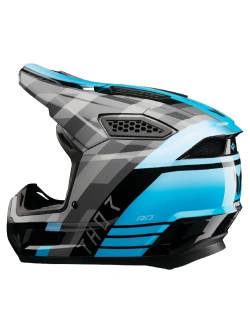 Kask enduro Thor Fleet czarno-niebieski