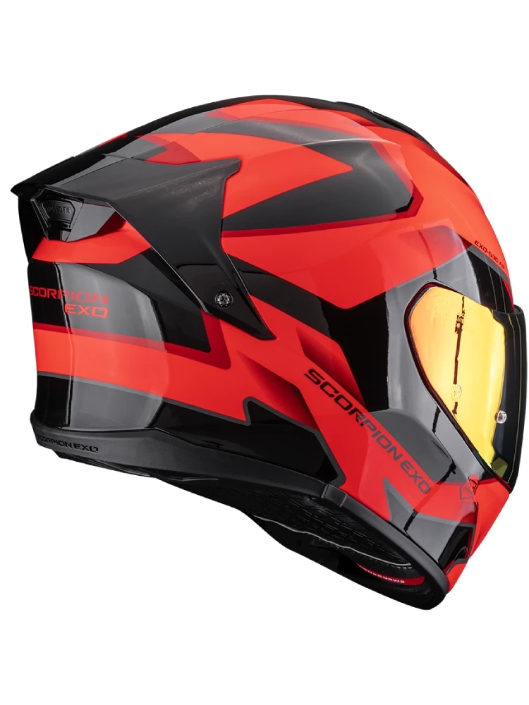 Kask integralny Scorpion EXO-530 AIR Clip czerwono-czarny