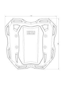 Stelaż Smartrack Hepco&Becker CF Moto 800 MT-X/Comfort (25-)