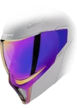 Szybka do kasku Icon Threshold™ lustrzana fioletowa