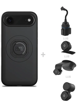 Zestaw do samochodu: etui MAG na telefon iPhone 17 Air (magnetyczne) oraz mocowanie Quad Lock