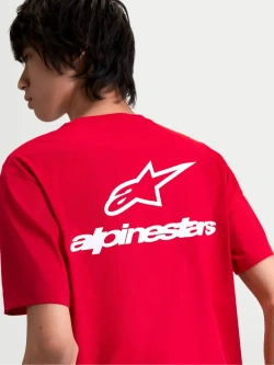 Koszulka z krótkim rękawem Alpinestars Combo Back CSF czerwona