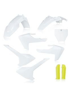 Pełny zestaw plastików Acerbis Husqvarna TC 65 [19-20] biały-fluo