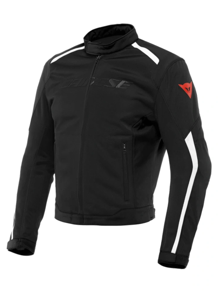 Kurtka motocyklowa tekstylna Dainese Hydraflux 2 Air D-Dry czarno-biało-czerwona
