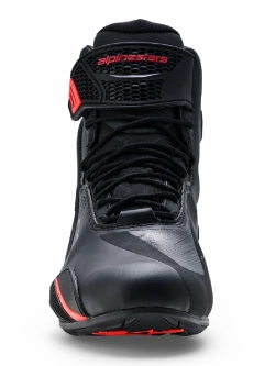 Buty motocyklowe Alpinestars Faster-4 Drystar czarno-czerwone