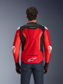 Kurtka motocyklowa tekstylna Alpinestars T-GP Air czerwono-czarna