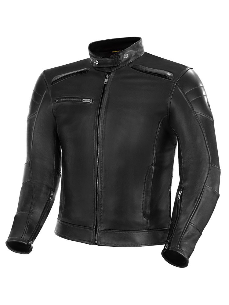 Kurtka motocyklowa skórzana Shima Blake czarna