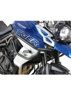 Crashbary górne srebrne Hepco&Becker do Triumph Tiger 800 XR / XRX / XRT / XC / XCX / XCA [18-]