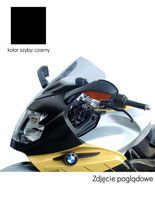 Szyba motocyklowa MRA Racing "R" BMW K1200S (05-09) / K1300S (09-16) czarna