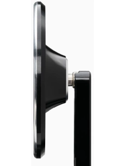 Lusterko motocyklowe uniwersalne Motogadget Mo.view Classic Flip aluminiowe, czarne [długość ramienia: 180 mm]