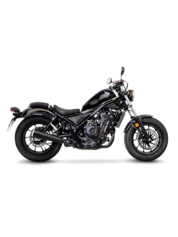 Tłumik motocyklowy LeoVince Classic Racer Black Edition czarny do Hondy CMX 500 Rebel (17-)/ 300 Rebel (17-24)