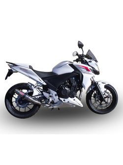 Pełny układ wydechowy G.P.R Deeptone Inox Racing [Stainless Steel] - Honda CB 500 F [13-15]