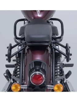 Zestaw sakw bocznych Legend Gear LC2 ze stelażami SW-Motech Royal Enfield Classic 650 (25-)/ Shotgun 650 (22-) czarne [poj.: 2 x 13,5 L]