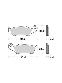 KLOCKI HAMULCOWE SBS 694 RSI