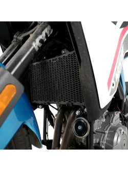 Osłona chłodnicy R&G Racing Pro CF Moto 450 MT/ Ibex 450 (USA) (24-) czarna