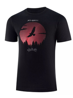 Koszulka termoaktywna z krótkim rękawem Brubeck Outdoor Wool Pro czarna