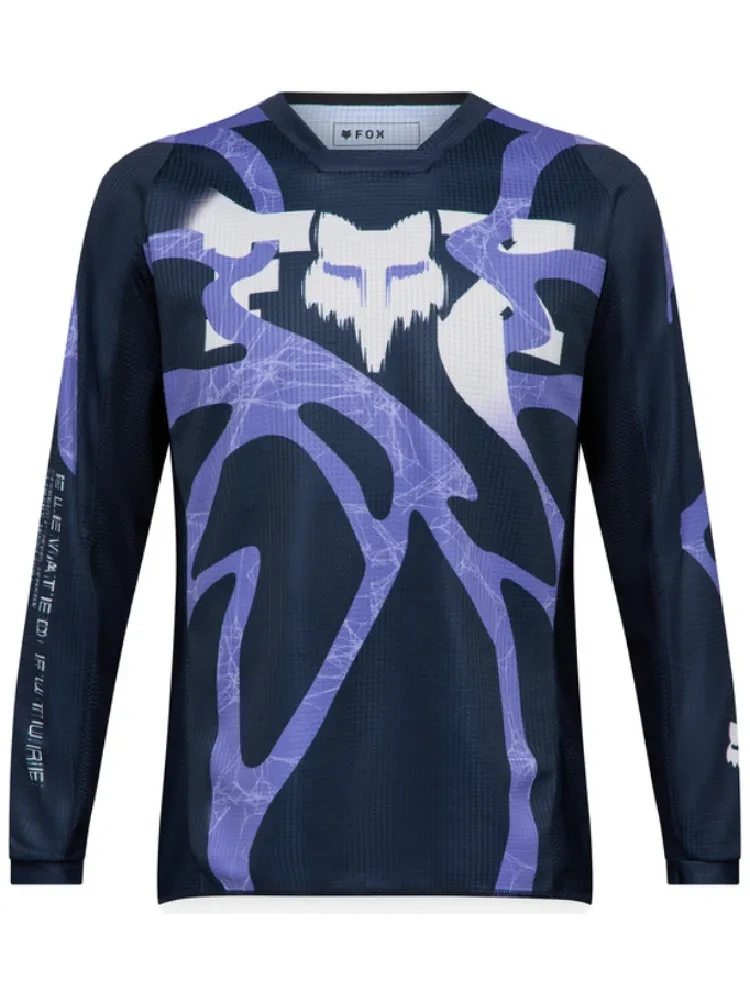 Bluza enduro dziecięca Fox 180 Diffuse Se Blueberry niebieska