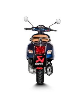 Tłumik motocyklowy Slip-On Line Akrapović Vespa GTS 300/ Sei Giorni (21-24) [stal nierdzewna] srebrny