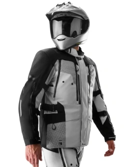 Kurtka motocyklowa tekstylna Shima Hero 3.0 G2 szaro-czarna