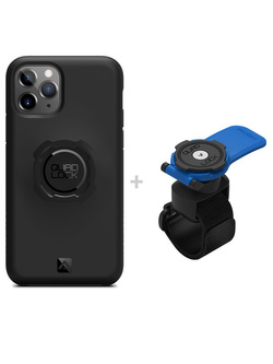 Zestaw: etui na telefon iPhone 11 Pro + uchwyt Quad Lock montowany za pomocą paska z szybkozłączką