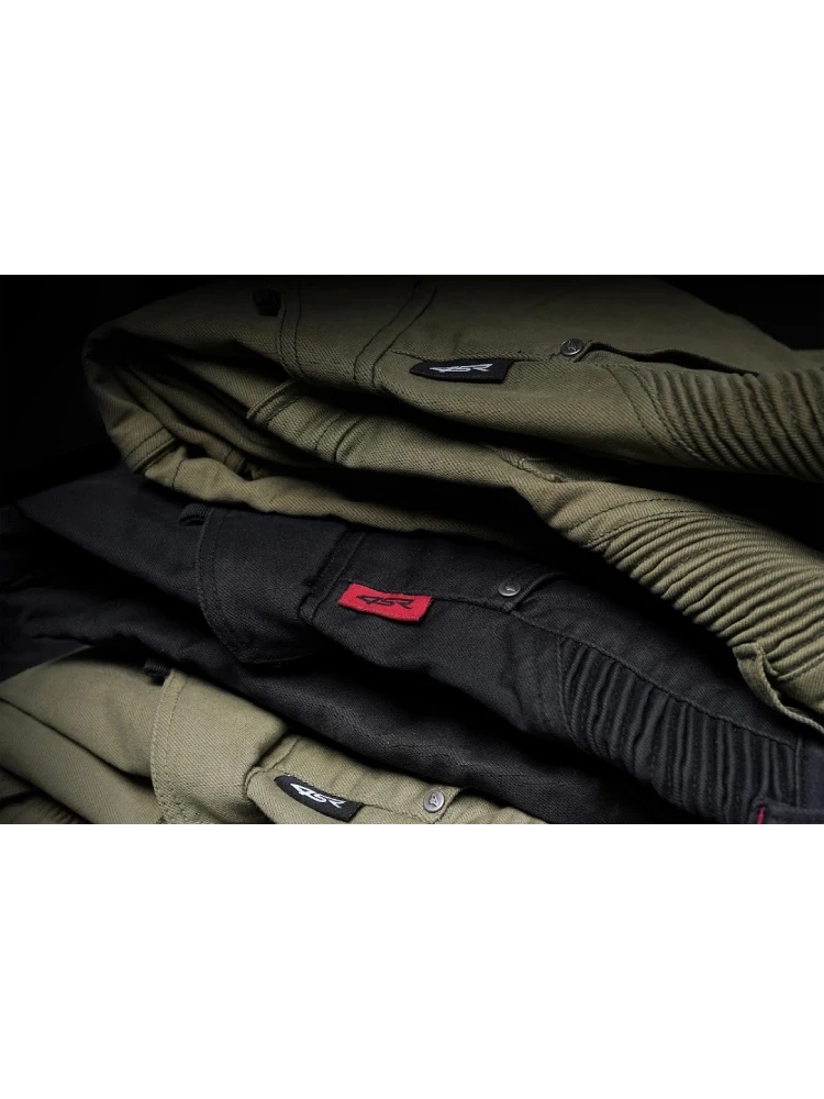 Jeansy motocyklowe 4SR Tourismo zielone