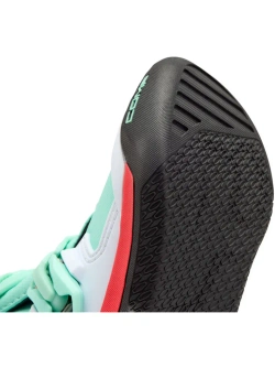 Buty enduro damskie Fox Comp biało-zielono-czerwone