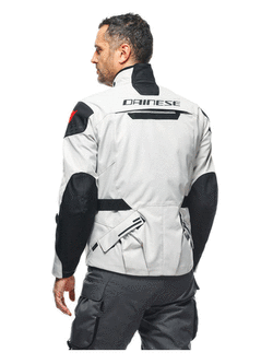 Kurtka motocyklowa tekstylna Dainese Splugen 3L D-Dry biało-czarna